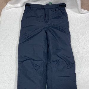 Ll bean cold buster snow pants black unisec size 16 youth